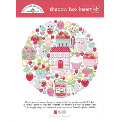 Doodlebug Design Berry Sweet - Shadow Box Kit